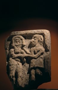 Urkesz, Imperium Hurryjskie, Syria, 2400 p.n.e., Giorgio Buccellati, kamienna tablica Enkidu i Gilgamesza..., 2004 (zdjęcie) autorstwa Kenneth Garrett