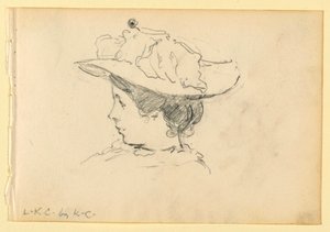 Portret Louise King Cox autorstwa Kenyon Cox