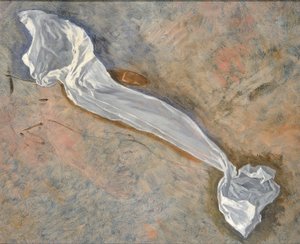 Studium do draperii "W pogoni za ideałem" autorstwa Kenyon Cox