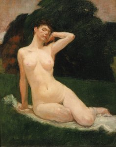 Studium na wieczór, 1883.