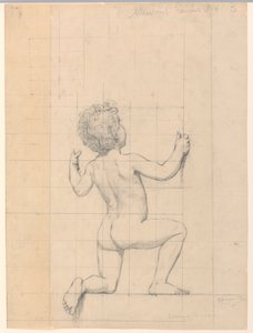 Studia dla „Genius”, „The Arts”, Library of Congress, Washington D.C. autorstwa Kenyon Cox