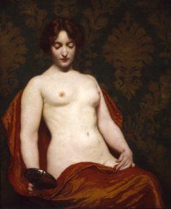 Srebrne szkło ręczne, 1907.