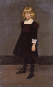 Bez tytułu, Portret młodej dziewczyny, ca. 1900. autorstwa Kenyon Cox