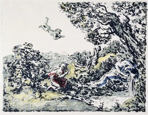 Album pejzażowy: Wiosna, 1900 (litografia w kolorach) autorstwa Ker Xavier Roussel