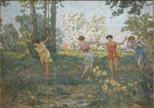 Eurydice ugryziona przez węża, 1913.