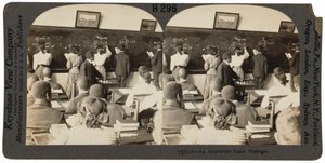"Klasa arytmetyczna, Tuskegee, Alabama", ok. 1900 (zdjęcie) autorstwa Keystone View Company