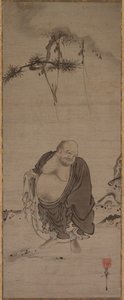 Hotei, koniec XIV wieku – początek XIV wieku. autorstwa Kichizan Mincho