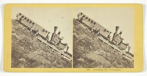 Ascending Mt. Washington, 185575. Twórcy: Kilburn Brothers, BW Kilburn.