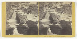 Falls of the Ammonoosuc, 185575. Twórcy: Kilburn Brothers, BW Kilburn. autorstwa Kilburn Brothers, BW Kilburn
