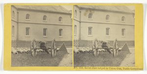 Rebel Shot złożony w Union Gun, Battle Gettysburg, 185575. Twórcy: Kilburn Brothers, BW Kilburn.