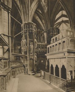 „Sanktuarium Edwarda Wyznawcy za ołtarzem głównym”, ok. 1935.