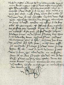 List króla René z Anjou, XV wiek, 1934. autorstwa King of Naples Rene of Anjou