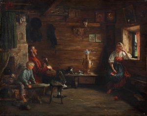 Rodzinna sielanka autorstwa Kirill Vikentievich Lemoch