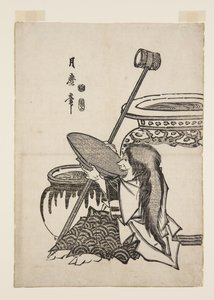 Shoujyou (kolorowy drzeworyt)