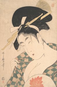 Kurtyzana, koniec XVIII i początek XIX wieku. autorstwa Kitagawa Utamaro