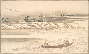Księga Ehona Ginsekai Świat w srebrze, koniec XVIII-początek XIX wieku. autorstwa Kitagawa Utamaro