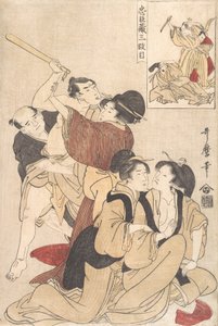Chushingura Ah CT Dobrze, co? 1800. autorstwa Kitagawa Utamaro