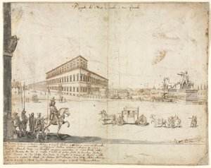 Osiemnaście widoków Rzymu: Kwirynał autorstwa Kitagawa Utamaro