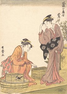 Japońska gajówka, 1754-1806. autorstwa Kitagawa Utamaro