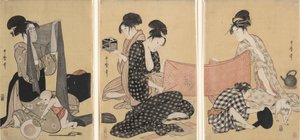 Robótki ręczne autorstwa Kitagawa Utamaro