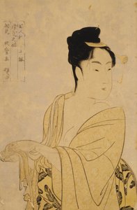 Typ Fancy-Free, z serii Dziesięć typów w fizjognomicznym studium kobiet, ok. 1.10. 1793 autorstwa Kitagawa Utamaro