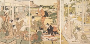 Cztery Osiągnięcia Kinkishoga, ca. 1788-90. autorstwa Kitagawa Utamaro