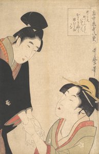 TV Vers Seven Plan d Base Saburo, co? 1800. autorstwa Kitagawa Utamaro