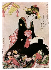 Madonna Papierowego Bociana, 1901. autorstwa Kitagawa Utamaro