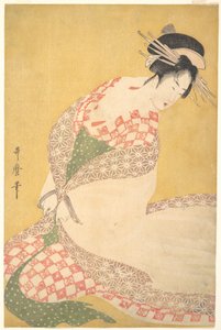 Szata wierzchnia autorstwa Kitagawa Utamaro