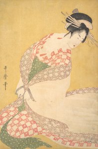 Szata Zewnętrzna, ca. 1795. autorstwa Kitagawa Utamaro