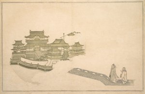 Pałac na Księżycu, ósmy miesiąc, 1789. autorstwa Kitagawa Utamaro