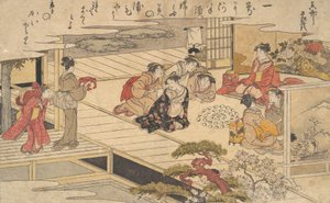 Kobiety bawiące się muszlami, 1790. autorstwa Kitagawa Utamaro