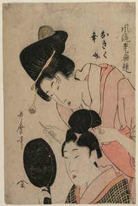 The Lovers Okiku i Kozuke (z serii Eleganckie porównanie uroczych cech)