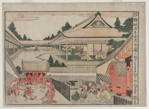 Chushingura: Akt III (z serii Obrazy Perspektywy dla Skarbca Lojalności) autorstwa Kitao Masayoshi