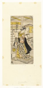 Nakamura i Tomijuro Inderol Yaoya Oshichi Nakamura Tomijuro autorstwa Kiyonobu (II) , Torii