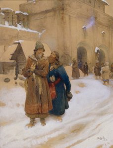 Urzędnik, 1913 autorstwa Klavdiy Vasilievich Lebedev