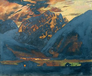 Zell am See w nocy autorstwa Klemens Brosch