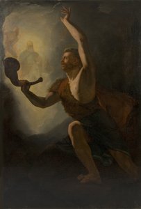 Heimdall wzywa bogów do bitwy, 1828.