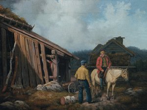 Mężczyzna na koniu