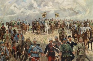 Sprzymierzeni monarchowie ze swoimi dowódcami w I wojnie światowej, 1914-1918 autorstwa Koch