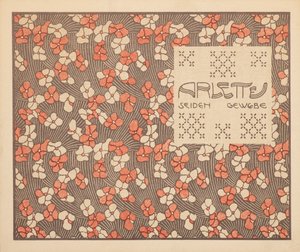 Tkanina jedwabna Arlette, 1901. autorstwa Koloman Moser