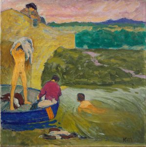 Kąpiących się, ok. 1911.