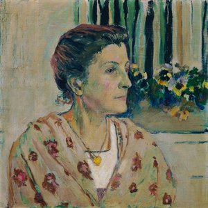 Charlotte Moser, siostra artysty autorstwa Koloman Moser