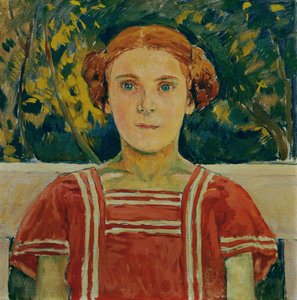 Elisabeth Steindl, siostrzenica artysty autorstwa Koloman Moser