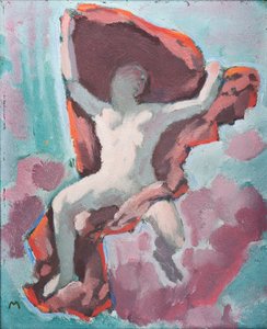 Figurenbild - Obraz postaci ... (olej na płótnie) autorstwa Koloman Moser