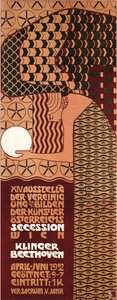 Plakat do wystawy secesji wiedeńskiej, 1902