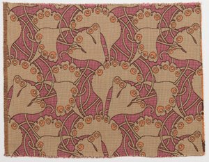 Projekt tkaniny, 1898. autorstwa Koloman Moser