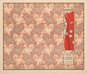 Tysiąc kruków, 1901. autorstwa Koloman Moser
