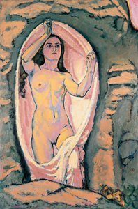 Venus in der Grotte - Wenus w Grocie ... (olej na płótnie) autorstwa Koloman Moser