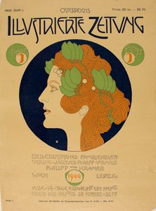 Austriacka gazeta ilustrowana, 1900. autorstwa Koloman Moser